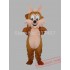 Big Tail Brown Squirrel Adult Mascot Costume