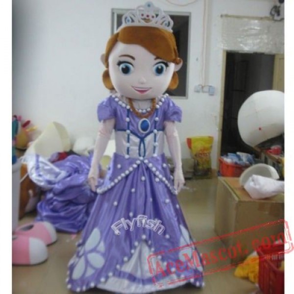 Adult First Princess Mascot Costume
