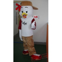 Unisex Chicken Mascot Costume