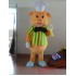 Yellow Pig Mascot Costume