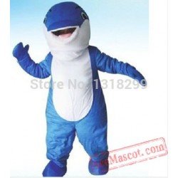 Blue Whale Orca Mascot Costume