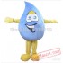 Blue Rain Drop Mascot Costume