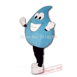 Blue Water Drop Mascot Costume