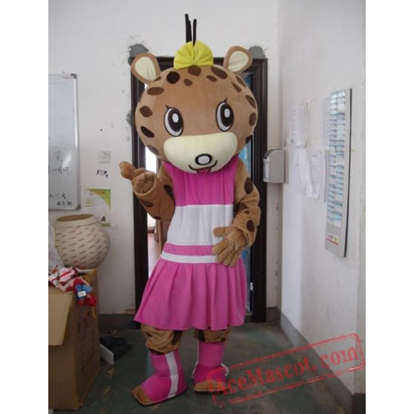 Animal Leopard Cartoon Mascot Costume