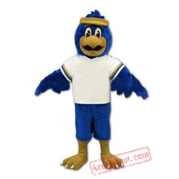 Blue Falcon Mascot Costume