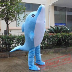 Blue Whale Sea Animal Mascot Costume