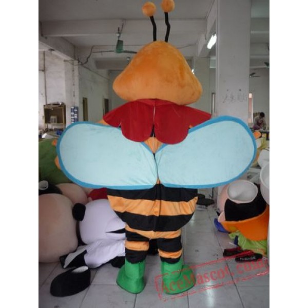 Funny Bee Gentleman Mascot Costume