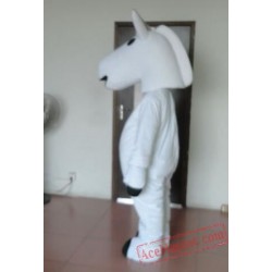 White Horse Mascot Costume