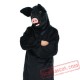 Black Pig Mascot Costume