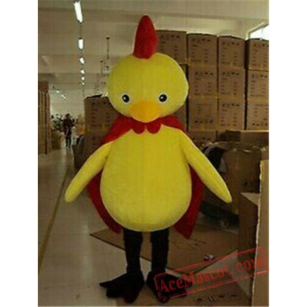 Yellow Chicken Mascot Costume