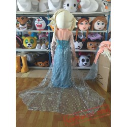 Frozen Elsa Princess Mascot Costume for Adult