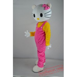 Hellokitty Cat Mascot Costume for Adult