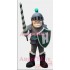 Grey Knight Mascot Costume Spartan Warrior Costumes
