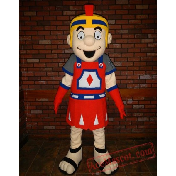 Trojan Mascot Costume Cartoon Knight Cosplay Costumes